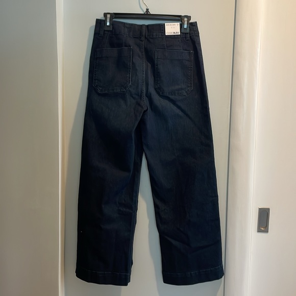 Code Bleu high waist wide leg dark denim jean size 4 NWT - Picture 4 of 9